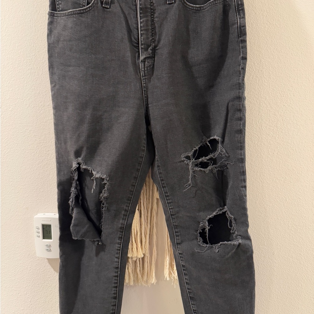 Madewell Distressed Mom Jeans